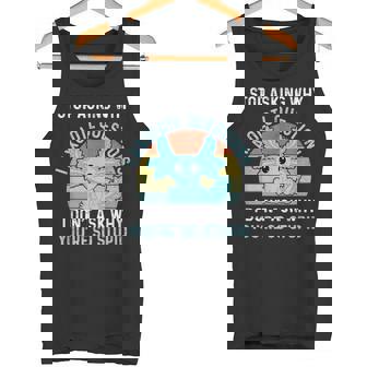 Deja De Preguntar Por Qué Axolotl Questions Axolotl Camiseta sin mangas - Regaloses
