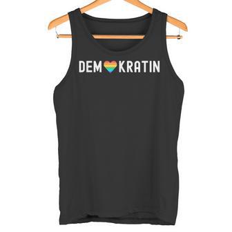 Demokratie Demonstration Menschenrechte Für Demokratin Tank Top - Geschenkecke