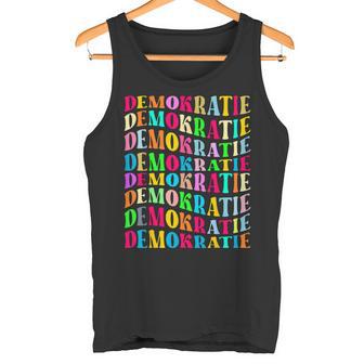 Demokratie Haltung Tank Top - Geschenkecke