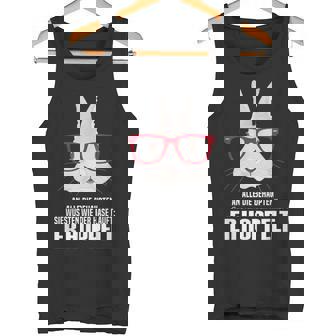 Der Rabbit Läuft Nicht Er Hoppel Tank Top - Geschenkecke