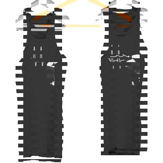 Déroulement Saut En Parachute Heartbeat Homme Parachutiste Débardeur e - Cadeauxyz
