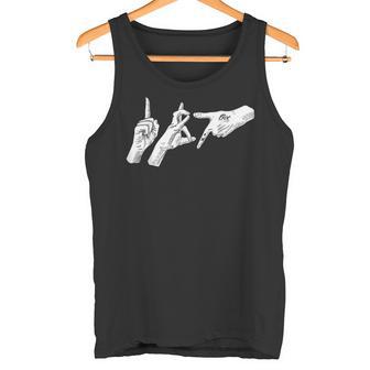 Deutschrap Hip Hop 187 Hand Sign Gesture Tank Top - Geschenkecke