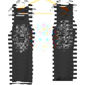 Dia -De-Los- Muertos Grafik Tank Top - Geschenkecke