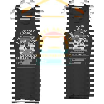Día Del Padre Chicos Gamer Nivel Abuelo Desbloqueado Gaming Camiseta sin mangas - Regaloses