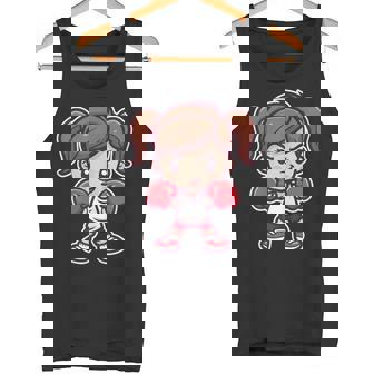 Dibujos Animados De Boxeo Para Niñas Camiseta sin mangas - Regaloses
