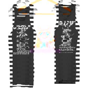 Die Lage Ist Besäufniserregend Waschbär Tank Top - Geschenkecke