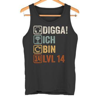 With Digga Ich Bin 14 Jahre Junge Geburtstag Tank Top - Geschenkecke