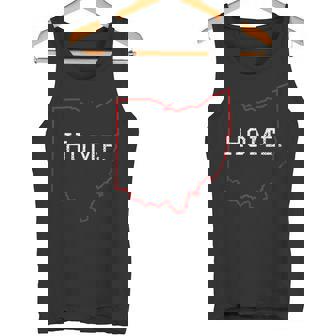 Distressed Home Ohio Native Tee Tank Top - Monsterry