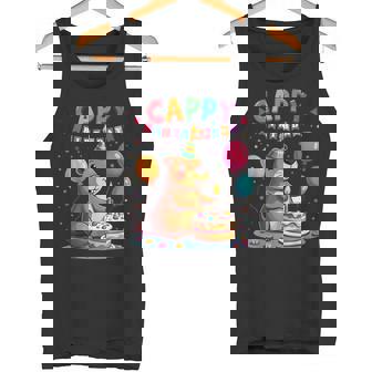 Divertida Fiesta De Cumpleaños De Cappy Birthday Para Amantes De Los Capibara Para Niñas Y Niños Camiseta sin mangas - Regaloses