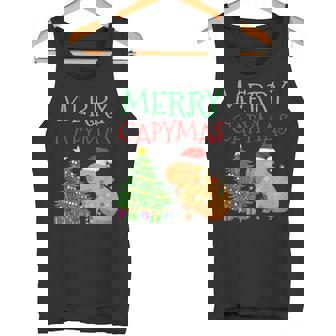 Divertidasacaciones De Navidad De Capybara Merry Capymas Camiseta sin mangas - Regaloses