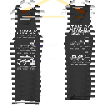 Divertido Amante De Los Súper Autos Cosas Que Hago En Mi Coche De Tiempo Libre Camiseta sin mangas - Regaloses