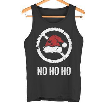 Divertido Anti Navidad Grumpy Christmas No Ho Ho Camiseta sin mangas - Regaloses