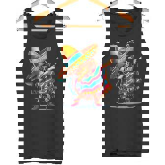 Divertido Dabbing Mexicano Poncho Sombrero Cinco De Mayo Chica Camiseta sin mangas - Regaloses