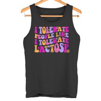 Divertido Intolerante A La Lactosa Tolero A Las Personas Como La Lactosa Camiseta sin mangas - Regaloses