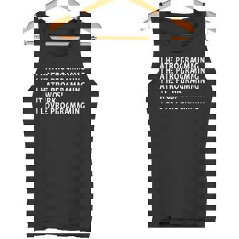 Divertido Odio Programar El Regalo De Codificación Para El Programador Camiseta sin mangas - Regaloses