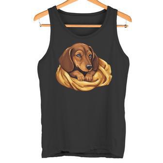 Dog Dachshund Official Favourite Sleeping Dachshund Tank Top - Geschenkecke