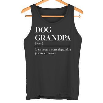 Dog Grandpa Lustige Hunde-Opa-Definition Father's Day Tank Top - Geschenkecke