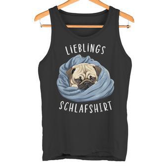 Dog Official Favourite Sleep Pug Tank Top - Geschenkecke