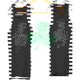 Dog Paw Print Costume Dog Shamrock St Patricks Day Tank Top - Monsterry