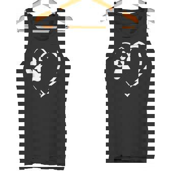 Dog Paw Heart Dog Lover For Dog Moms Tank Top Tank Top - Monsterry