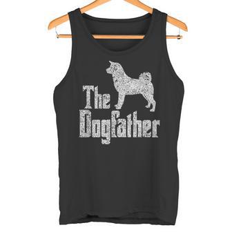 The Dogfather Akita Inu Dog Silhouette Tank Top - Geschenkecke