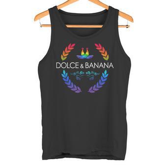 Dolce And Lgbtq Banane Pride Grafik Niedlich Regenbogen Tank Top - Geschenkecke