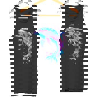 Dolphin Ocean Sea Dolphin Watercolor Sea Ocean Animal Tank Top - Monsterry