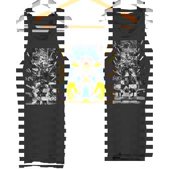 Dragon Battlemech Cyberpunk Sci-Fi Mech Warrior Sci-Fi Robot Tank Top Tank Top - Monsterry