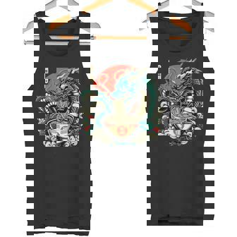 Dragon Ramen Kawaii Neko Japanese Noodles Aesthetic Tank Top - Monsterry