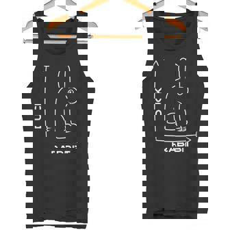 Duck Rabbit Funny Joke Bunny Optical Illusion -Pun Tank Top - Monsterry