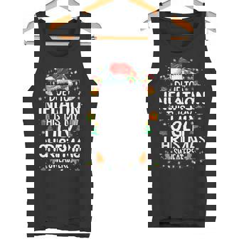 Due To Inflation This Is My Ugly Christmas Sweaters Tank Top - Monsterry