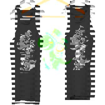 Duende T-Rex Duo Día De San Patricio Celebración Niños Niña Camiseta sin mangas - Regaloses