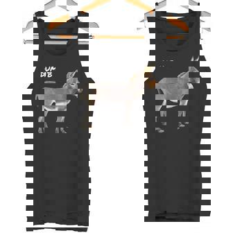 Dumb Stupid Not Smart Donkey Graphic Tank Top - Monsterry