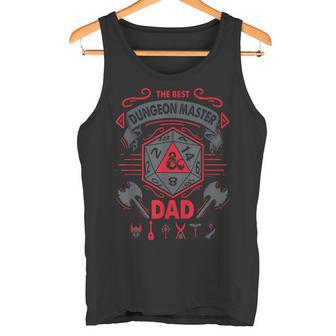 Dungeons & Dragons The Best Dungeon Master Dad Die Logo Tank Top - Geschenkecke