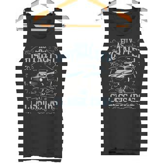 Easily Distracted By Classic Cars Vintage Car Guy Tank Top - Monsterry