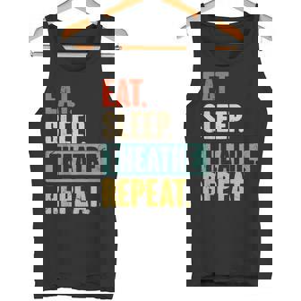 Eat Sleep Theatre Repeat Actor De Amante Del Teatro Actor Actor Camiseta sin mangas - Regaloses