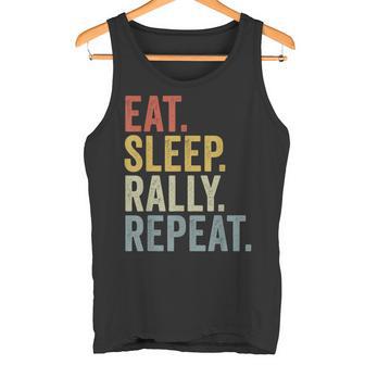 Eat Sleep Rally Repeat Rally Driving Tank Top - Geschenkecke