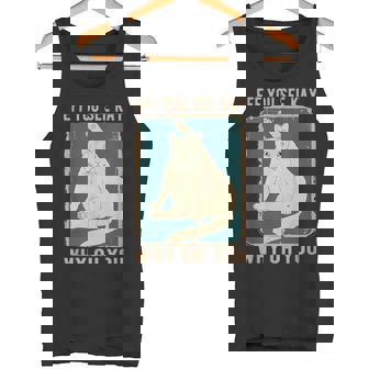 Eff You-See Kay Why Oh-You Chat De Yoga Humoristiqueintage Blanc Débardeur e - Cadeauxyz