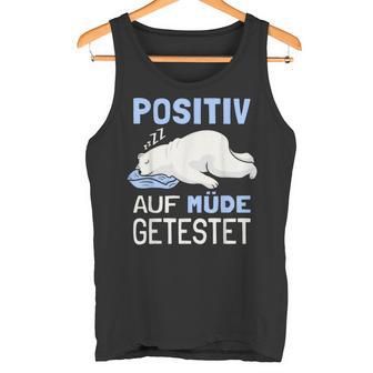 Eisbär Auf Positiv Müde Tested Sleep S Tank Top - Geschenkecke