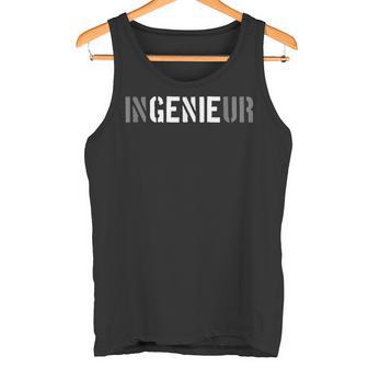 Engineur Genie Economy Engineer Mechanical Engineering Study Tank Top - Geschenkecke