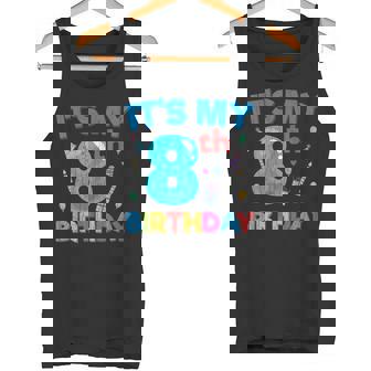 Es Mi 8 Cumpleaños Gracioso Niño Niña Lindo Cumpleaños Gráfico Camiseta sin mangas - Regaloses