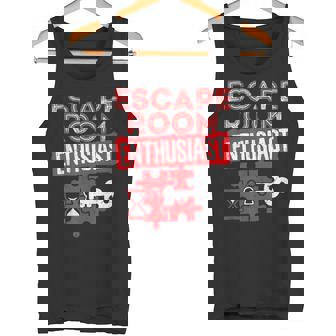 Escape Room Enthusiast Adventurer Puzzle Tank Top - Monsterry