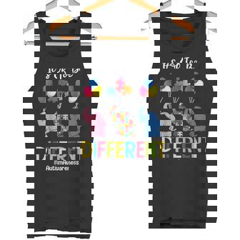 Está Bien Ser Diferente Concientización Sobre El Autismo Niños Niñas Camiseta sin mangas - Regaloses
