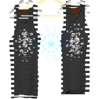 Evil Eye Against Evil Spirits Greek Turkish Eye Nazar Tank Top - Monsterry