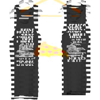 Exercise I Thought You Said Extra Slice Pizza Tank Top - Monsterry