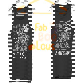 Fab Boo Lous Cafeteria Manager Pumpkin Halloween Tank Top - Monsterry