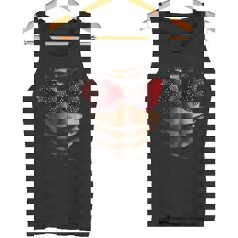 Fake Abs T Shirt Bikini Body Muscle Six Pack 3D Tank Top - Monsterry