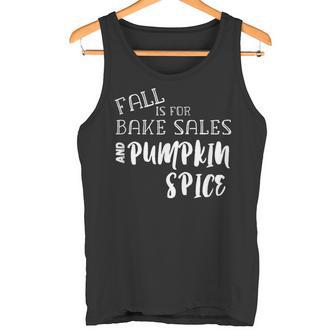 Fall Bake Sales Pumpkin Spice Cake Lovers Tank Top - Monsterry