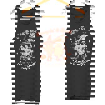 Fall Lunch Lady Retro Halloween Cafeteria Pumpkin Team Tank Top - Monsterry