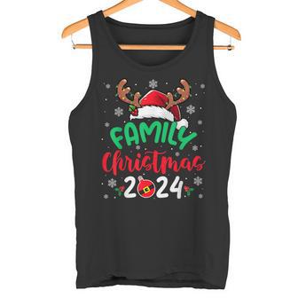 Family Christmas 2024 Santa Reindeer Matching Family Group Tank Top - Geschenkecke